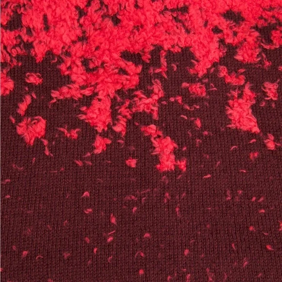 403. Lululemon ombré knit texture turtleneck size 6 in red merlot/carnation red - Picture 5 of 5